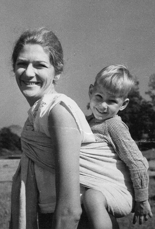 David with mom