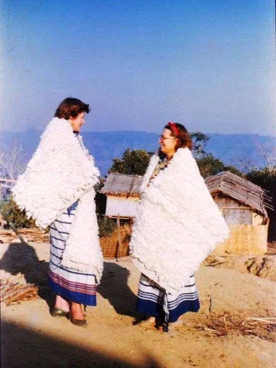 Marjorie Turner (Pi. Lalduhi) and her cousin Win Penman
